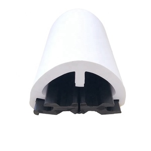 Parachoques de guardabarros de acoplamiento marino tipo D extruido de goma para guardabarros de barco marino - Product Image 2