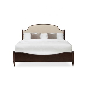 Mỹ Retro Tùy Chỉnh Lớn Giường Gỗ Chất Lượng Cao Gỗ Rắn Cho Phòng Khách Vương Miện Jewel Caracole - Product Image 4