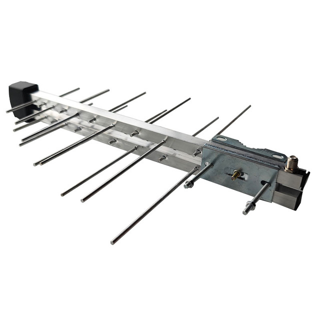 Mini Yagi Antenna 20E Outdoor Directional Antenna 470-862MHz F-female Connector Terrestrial DVB-T/T2 Digital Video Broadcasting