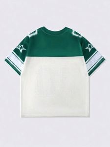 New Design Summer Short Sleeve Football Jersey <b>Heat</b>-Transfer Printed Breathable Quick Dry Mesh 100% Polyester Soccer Shirt Men's - Product Image 2