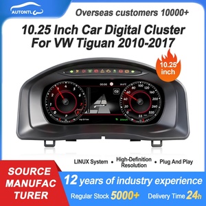 Navihua for Upgrade Linux Dashboard LCD Digital Speedometer Panel for VW Tiguan for 2010-2017 New for <b>Auto</b> <b>Meter</b> - Product Image 5