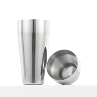 Kit de Barman Professionnel en Acier Inoxydable 700ml – Shaker à Cocktails Style Français avec Support – Vente Directe Usine