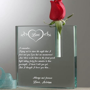 Vaso <span class=keywords><strong>in</strong></span> <span class=keywords><strong>Vetro</strong></span> Personalizzato per Matrimonio, Decorazione e Souvenir - Product Image 5
