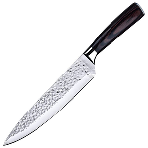 Cuchillo de Cocina Japonés de Acero de Damasco con Mango de Resina, Diseño Ecológico Ambidiestro, Acabado de Alto Brillo - Product Image 1