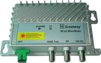 Satellite RFoG ONU/Micronode/Mininode pour fibre à la maison câble TV FTTH CATV récepteur optique Mini nœud RFOG nœud de fibre optique LNB