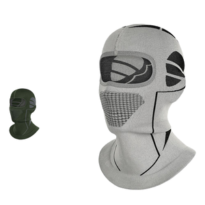 หมวกคลุมศีรษะแบบถักไหมพรม Warm rs Mecha Ski รุ่น 182 บาลาคลาวา สำหรับทุกเพศ ทำจากโพลีเอสเตอร์ ระบายอากาศได้ดี ป้องกันความหนาว ป้องกันหู แบบสาม-in-หนึ่ง - Product Image 1