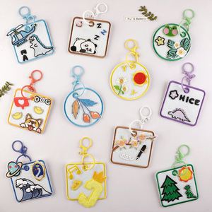 Etiqueta colgante de fieltro colorida y bonita de 1-6 cm para maleta, mini bolso, mini parche, termoadhesivo, bordado, ecológico, para sombrero - Product Image 2