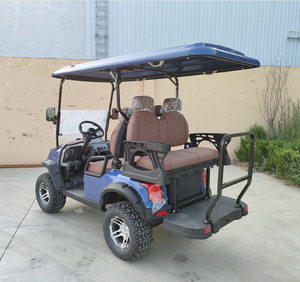 Voiture de golf <span class=keywords><strong>4x4</strong></span> 72V de luxe, 4 <span class=keywords><strong>places</strong></span>, scooter électrique rapide, 4 roues motrices, roues non homologuées pour la route, livraison gratuite, importé de Chine - Product Image 4