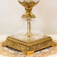 Lampe de table élégante et moderne en cristal blanc avec LED, éclairage intérieur de qualité supérieure pour la chambre à coucher, le salon, la salle à manger