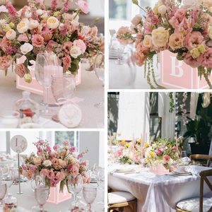 Centro <span class=keywords><strong>de</strong></span> <span class=keywords><strong>Mesa</strong></span> <span class=keywords><strong>de</strong></span> Flores Artificiales Mixtas, Arreglo Floral <span class=keywords><strong>de</strong></span> Rosas, Peonías e Hortensias <span class=keywords><strong>de</strong></span> Seda <span class=keywords><strong>en</strong></span> Jarrón <span class=keywords><strong>de</strong></span> Vidrio para Centro <span class=keywords><strong>de</strong></span> <span class=keywords><strong>Mesa</strong></span> <span class=keywords><strong>de</strong></span> Boda - Product Image 2