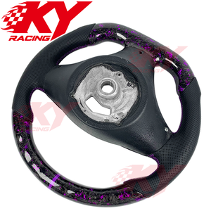 Volant de voiture sport en fibre de carbone forgé sur mesure pour BMW E90 E87 E92 E63 E60 E30 E70 X5 - Product Image 3
