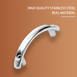 DMK205 Stainless Steel Precision Casting Handle Big Arc Tubular Cabinet <strong>Door</strong> Handle with Through Hole - Product Image 2