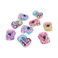 Voiture miniature de course pour enfants à inertie, en plastique transparent double couche, certifiée 3C, vente en gros
