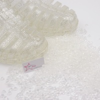 Granulés de PVC transparent de qualité supérieure, spéciaux pour la production de tiges de chaussures et de sandales transparentes