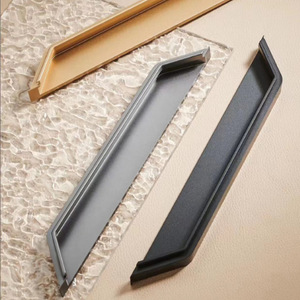 New Design Modern Concealed Invisible Aluminum Alloy Cabinet Drawer Dresser Handles Wardrobe Bedroom Living Room Easy - Product Image 2