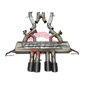 ท่อไอเสียแบบ Vortex Direct Bolt-on Valved Exhaust สำหรับ M3 G80 M4 G82 G83 S58 ระบบ Catback ประสิทธิภาพสูงแบบ High Flow พร้อมปลายท่อสแตนเลสสตีลแบบ Quad Mirror - Product Image 6