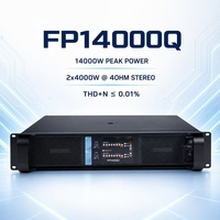 Amplificateur de Subwoofer Métallique Professionnel FP-14000 à 2 Canaux 2350W*2 Classe-TD avec Impédance 4 Ohms – Offre Spéciale
