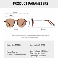 Lunettes de sommeil anti-lumière bleue Sunray OEM&ODM haut de gamme unisexe, monture TR90 pleine monture, verres marron rose, rose poudré, pour hommes et femmes