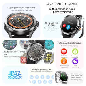 Nuevo Reloj Inteligente S4 Ultra 2025 con Pantalla IPS HD de 1.53 Pulgadas, Brújula, Monitor de Actividad Física Unisex con Aplicación RDFit y Carga Inalámbrica - Product Image 3