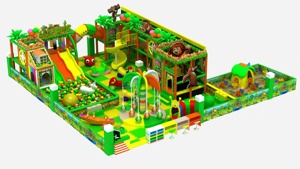 Equipo de Juegos Interactivo para Niños en Interiores con Temática de Jungla, Estructura de Juego Suave para Entretenimiento y Aprendizaje Infantil - Product Image 6