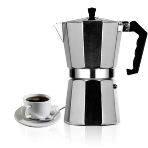 3/6/9/12 कप एल्यूमीनियम Moka कॉफी टपकाने का साधन एस्प्रेसो कॉफी निर्माता