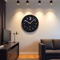 Horloge murale (30cm) JUVENTUS Blanc et Noir 00875JU2