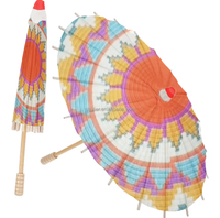 Parapluie 3D personnalisé Design Parapluie érythréen traditionnel éthiopien 70cm Parapluie tissé design panier pour événements et mariage