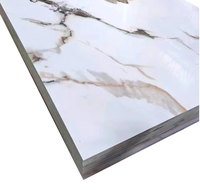 Panneaux muraux en PVC SPC imperméables écologiques à prix fabricant, panneaux en marbre SPC, panneaux en plastique WPC UV pour intérieur