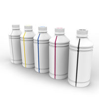 Warna-warni Berbasis Air untuk Printer Digital Printing Model W53 13 Inch