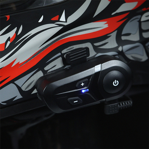 OEM chất lượng cao ống kính Đôi Mũ bảo hiểm với tai nghe bluetooth New Decal Vật liệu Dot đầy đủ Helm xe máy Bluetooth Mũ bảo hiểm - Product Image 2