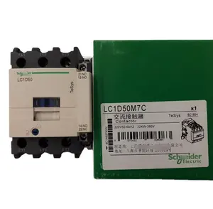 schnieders magnetic contactor lc1d40a 230ac 1000a LC1D50B7 LC1D50D7 E7 F7 FE7 G7 L7 M7 N7 P7 Q7 T7 FC7 contactor modular 2no 2nc