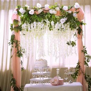 Guirnalda de Flores Artificiales de Tela Realista LANJO de Varias Longitudes (75cm-110cm) para el Día de la Madre y Año Nuevo - Product Image 2