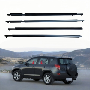 Para <span class=keywords><strong>Toyota</strong></span> <span class=keywords><strong>RAV4</strong></span> 2006 2007 <span class=keywords><strong>2008</strong></span> (versión de la UE) burlete de ventana sellado de vidrio exterior tiras de goma cinturón embellecedor tira de puerta de coche - Product Image 1