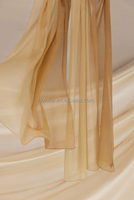 Écharpe numérique de style ethnique en soie artificielle de rayonne et modal de haute qualité pour femme, avec logo personnalisé et broderie dégradée aquarelle, collection 2026