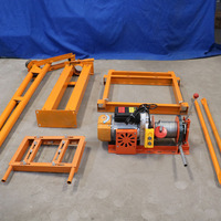 Grue à moteur de 500 kg, 1 tonne, grue de chantier, mini grue de levage, petite grue électrique