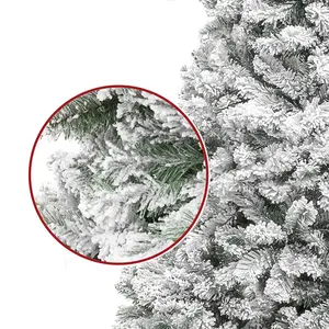Çin üretici toptan beyaz toz kar yağışı dekoratif yılbaşı ağacı
