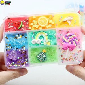 Kit Slime Burro JITENG con Glitter Colorati e Accessori DIY, Set Creativo per Creazioni Artistiche con Texture, ASMR con Ciondoli Colorati - Product Image 1