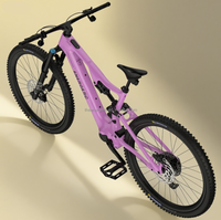 Vélo de montagne électrique haut de gamme pour adultes, moteur central, cadre en carbone, 12 vitesses, freins à disque hydrauliques, 350W, pneus larges, stabilité supérieure