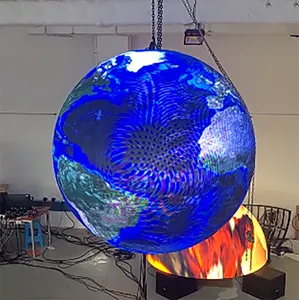 Full Color Round 360 Degrees P2.5 Sphere Led Display 1.2m Advertising Globe Led Screen