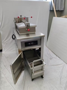 Freidora a presión de pollo comercial estilo KFC eléctrica o de gas para freír grandes cantidades de pollo como lo hace KFC - Product Image 6