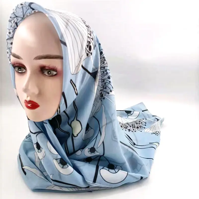 Bawal-sarong en coton de qualité supérieure, foulard hijab, imprimé instantané, fait à la main, malaisie, nouvelle collection