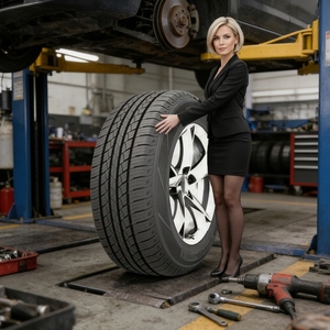 Pneu de voiture toutes saisons fiable 245/60R18 avec motif de bande de roulement pour une conduite sécurisée sous la pluie, la neige et sur routes sèches - Product Image 1
