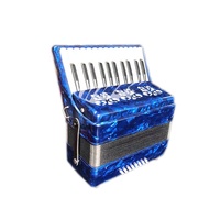 Accordéon chromatique SEASOUND OEM, instrument à 25 touches, 16 basses, clavier en celluloïd bleu, modèle JP2516