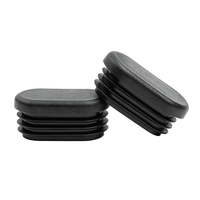 Cache-trou ovale en plastique moulé par injection pour pieds de table, chaise et meubles