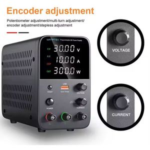 แหล่งจ่ายไฟฟ้ากระแสตรงแบบตั้งโปรแกรมได้ WANPTEK 30V 5A 150W พร้อมพอร์ต USB ชาร์จเร็ว - Product Image 6