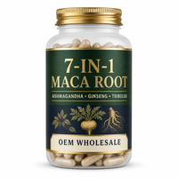 Vente en gros OEM – Capsules 7-en-1 de Maca, Ashwagandha, Ginseng et Tribulus – Stimule l'énergie et l'endurance, favorise la vitalité