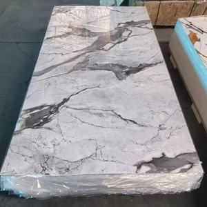 Çin Modern duvar panelleri panoları taklit esnek Uv Pvc mermer levha mermer plastik Panel iç dekorasyon için - Product Image 1