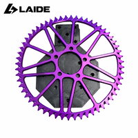 Pignon arrière 58T en alliage d'aluminium 7075-T6 usiné CNC pour Sur Ron Light Bee X Talaria Sting MX3 MX4 Pièces de moto électrique tout-terrain
