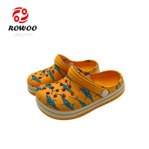 EVA — sandales souples à trous pour enfant, chaussures de jardin imprimées de <span class=keywords><strong>requin</strong></span>, pantoufles, nouvelle collection été - Product Image 2