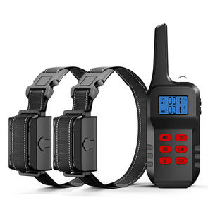 <span class=keywords><strong>Collar</strong></span> eléctrico doble <span class=keywords><strong>2</strong></span> en 1 para adiestramiento de perros, accesorio recargable con control remoto, resistente al agua - Product Image 5